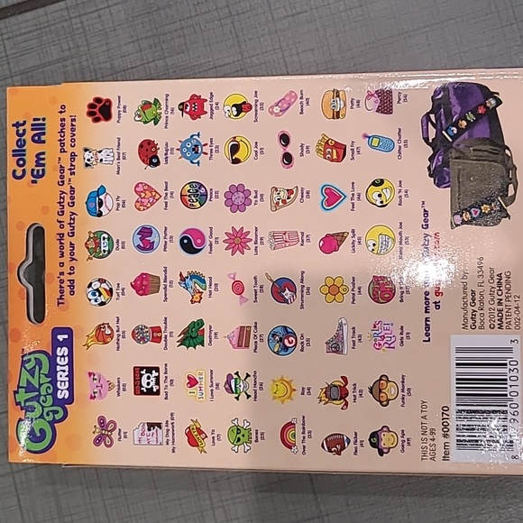 Gutzy Gear Backpack Strap Cover & Football Patch NWT - Picture 4 of 5